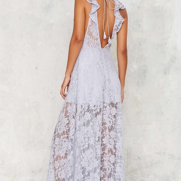 NWOT The Jetset Diaries Lace Lilac Dress, Small - Picture 3 of 8